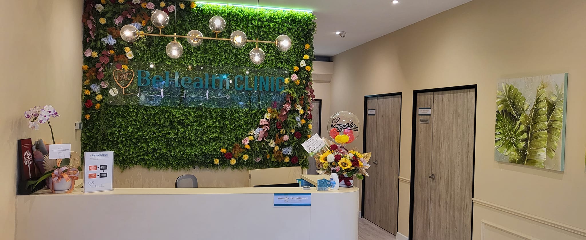 BeHealth Clinic reception, Bandar Utama